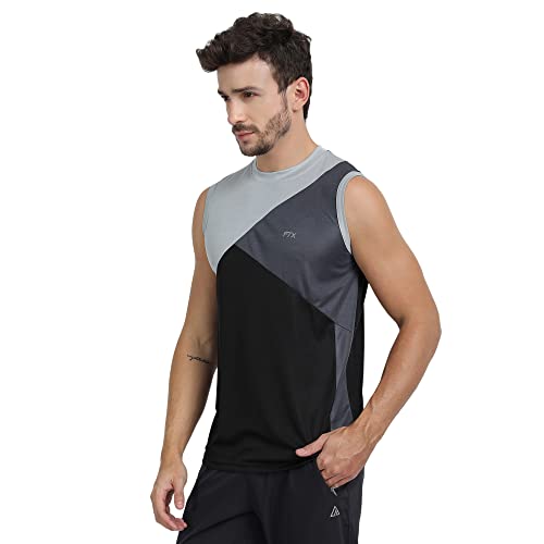 Image of FTX Men's Solid Regular Fit T-Shirt