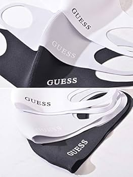 【新品】GUESS マスク 2枚入り Mサイズ　10パック　ホワイト 新品】GUESS マスク 2枚入り Mサイズ 10パック ホワイト