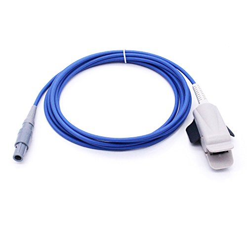 Lontek Compatible Mindray VS800 8002 9201 PM7000 Spo2 Sensor Adult Finger Clip 6 Pin Spo2 Probe 10ft