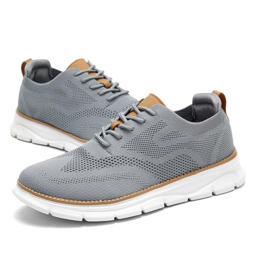 Image of Men's Oxfords Business Shoes Fashion Mesh Casual Dress Walking Sneakers Comfortable Lightweight Soft Sole