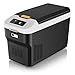 Brandson - Kühlbox elektrisch mit Kompressor - XXL 27 Liter – 12v 230v - zwei Fächer – starke Kühlleistung – zwei Betriebsmodi – Gefrierbox Gefriertruhe mit ECO-Modus – für LKW Auto Camping Boot