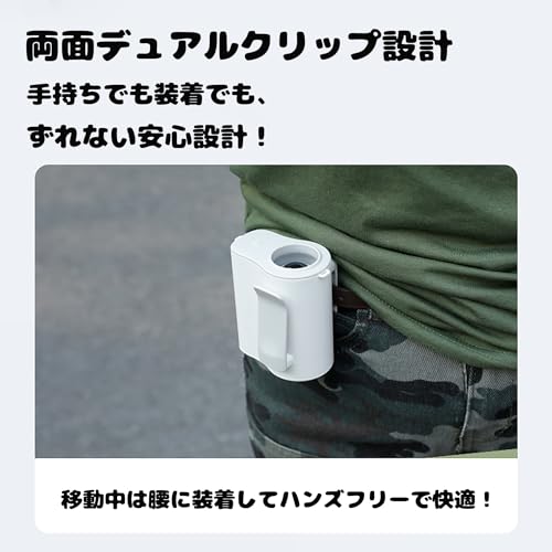 【在庫処分】携帯扇風機 腰掛け扇風機 冷却プレート付き ハンディファン【2025新登場】100段階強風 熱中症対策 小型 強力 冷却用 手持ち・首掛け・卓上・吊り下げ可能 冷感 ミニハンドクーラー 暑さ対策 充電式で長時間作業 ディスプレイ表示 静音設計 コンパクト・軽量 持ち運びやすい (腰掛け 白)