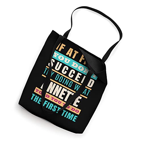 ANNETTE Personalized Name Shirt ANNETTE First Name Tote Bag miniatura 2