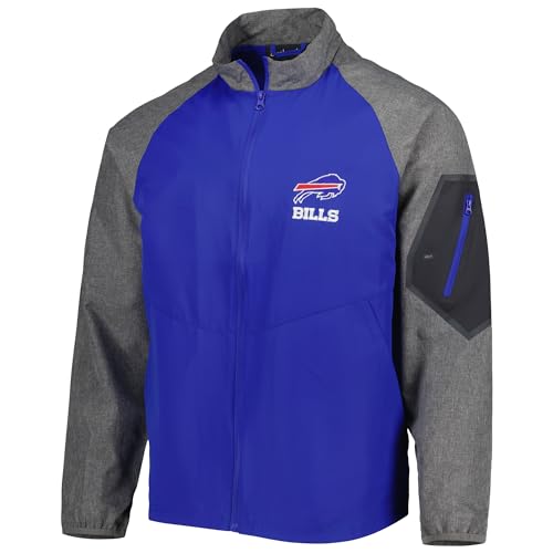 Image of Dunbrooke Men's NFL Hurricane Raglan Full-Zip Windbreaker Jacket