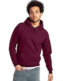 Hanes mens Pullover Ecosmart Hooded Sweatshirt Hoody, Maroon, Large US