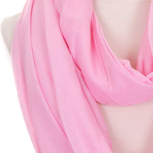ScarvesMe Pop Fashion Super Soft Light Weight Jersey Solid Color Soft Infinity Scarf3