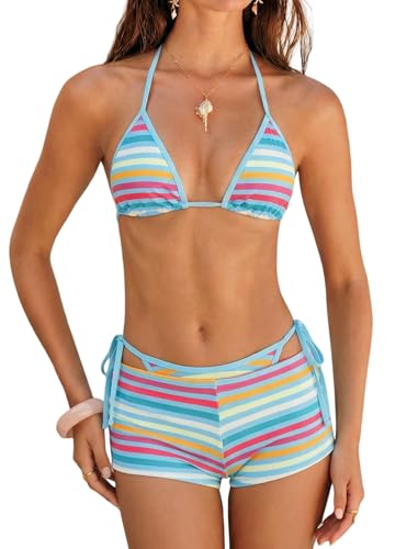 ZAFUL���f�B�[�X3�s�[�X�z���^�[�g���C�A���O���r�L�j�Z�b�g�Z�N�V�[�ȃT�}�[�r�[�`���������V���[�c�J�o�[�A�b�v, 2�X�g���C�v�}���`2, Small