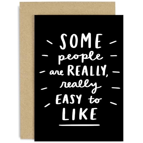 ̂߂̊yސEJ[h uSome People Are Really Easy to Likev Miss You Friendship Cardsނ܂͔ޏp ʂ̖~ qC Vd 肪Ƃ - 5x7J[hAt