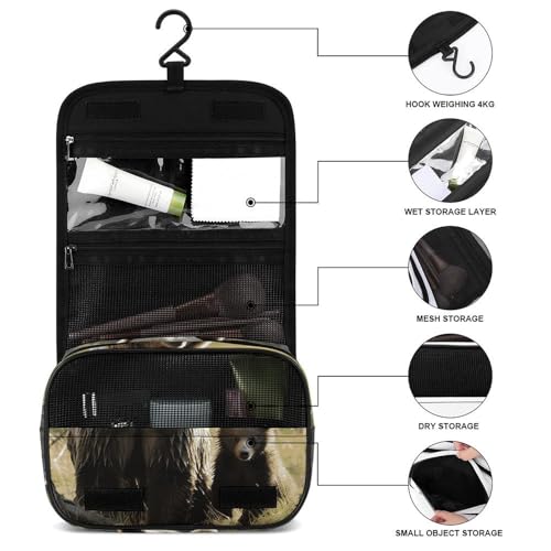 Trousse de maquillage grande capacité contre les fuites en voyage