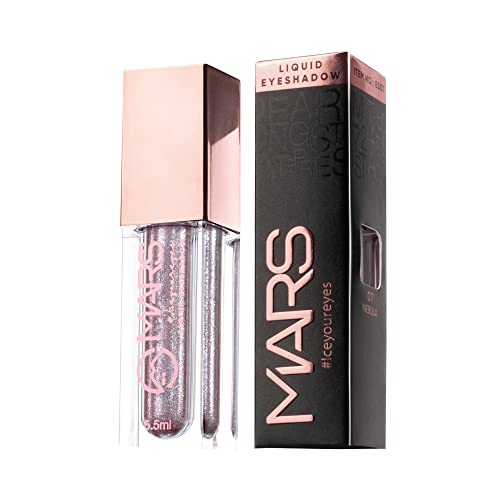 Image of MARS Metallic Liquid Glitter Eyeshadow | Waterproof & Highly Pigmented | Smooth Glide Formula (5.5ml) (12-Starry Night)