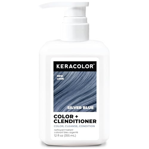 Keracolor Clenditioner SILVER BLUE Hair Dye - Semi Permanent Hair