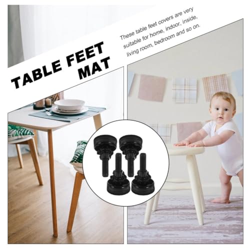 Patas para sofá con rosca ajustable kit de 12 piezas para nivelar suelos 7