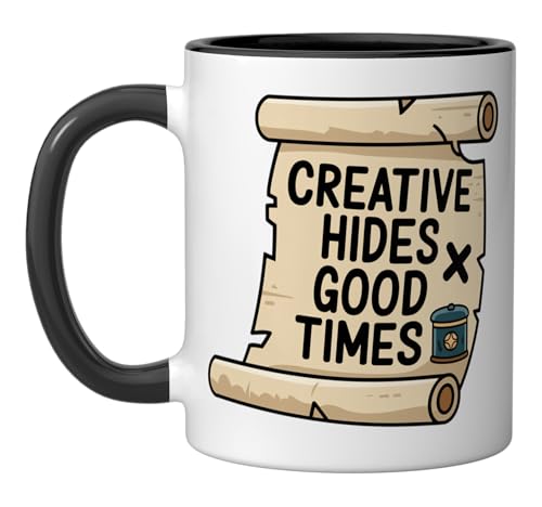 Creative Hides Good Times Geocache Hunting & Geocaching Ceramic Mug,