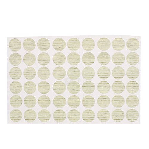 sourcing map Plastic Self-adhesive Screw Hole Covers Caps Stickers Decor 54 in 1