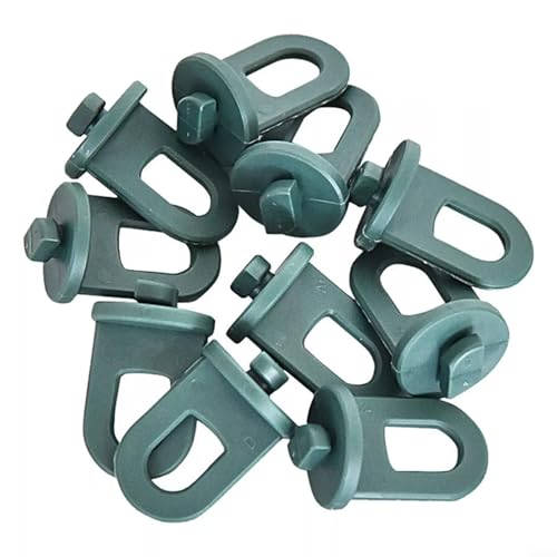 ZYNCUE Lot de 50 clips en plastique pour serre, crochets de serre pour suspendre un panier de plantes, un pot, un tissu d'ombrage, accessoires de serre