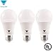 TriGlow LED Light Bulbs 100 Watt Equivalent A19 LED Bulbs 3000K (Soft White) 1500 Lumens, E26 Base UL Listed, Led Light Bulbs 3-Pack