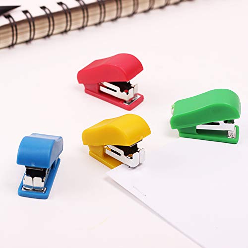 10 Set Mini Office Stapler With 10# Staples, Small Hand Stapler Portable Desktop Stapler Student Stapler #TOP5