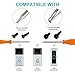 Fast Wall Charger Charging Cable Cord & Replacement Ring Doorbell Screwdriver Fit for Ring Video Doorbell (Released in 2020) 2/3/3 Plus/ 4 Spare kit, Peephole Cam, Doorbell Pro Battery Camera (Orange)