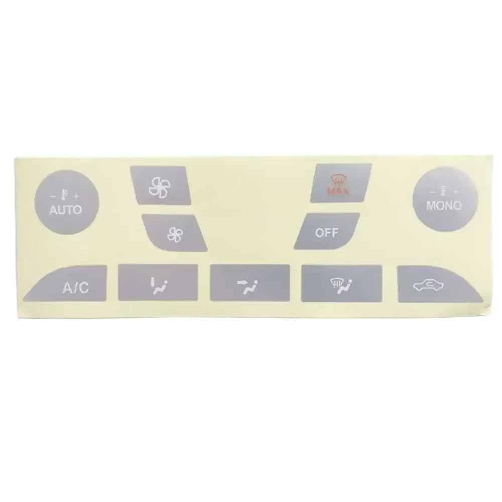 Autocollant Ford Focus commande clim tableau de bord - 7