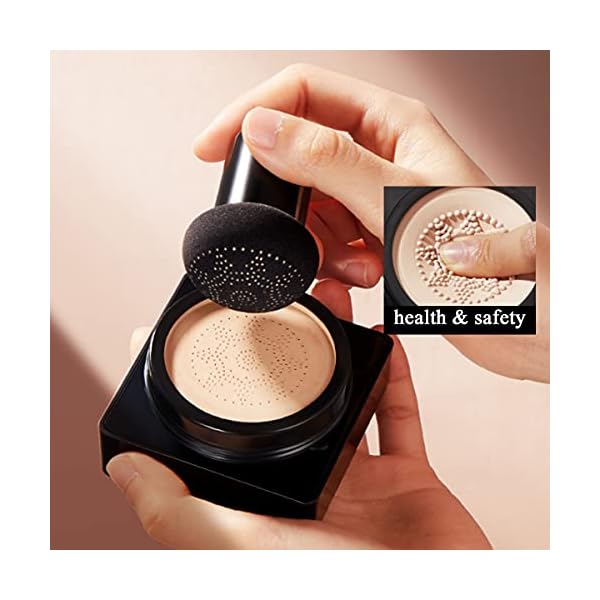 Mushroom-Head-Foundation-Air-Cushion-CC-Cream-Concealer-Long-Lasting-Nude-MakeupOil-ControlLiquid-Foundation-Beauty-Moisturizing-BB-Creamnatural Air Cushion CC Cream Mushroom Head Foundation, SuperThinker Moisturizing BB Cream Makeup Long Lasting Matte Concealer (natural)