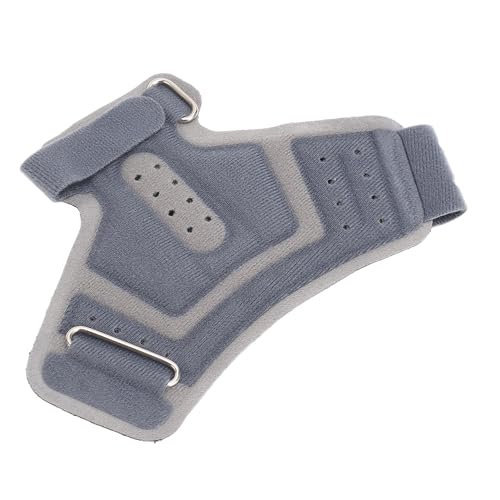 Finger Support Splint, Thumb Wrist Stabilizer Multipurpose Good Buffering Breathable Sponge Fine Workmanship Convenient Wearing for Daily Hand Protection (Grey)