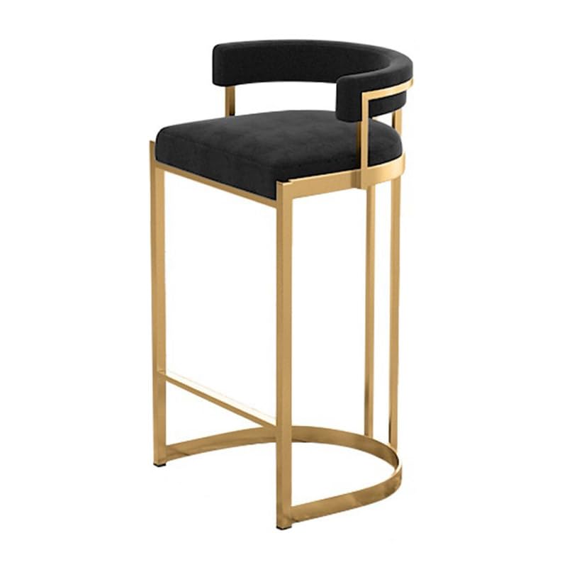 Tabouret en peluche style industriel pour sublimer votre îlot de cuisine