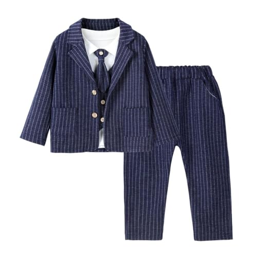 Dressy Daisy Baby Boys Striped Suit Outfit Set