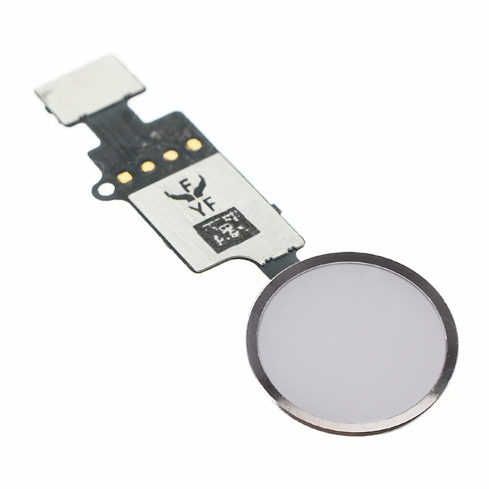 MMOBIEL Homebutton 4. generacji. Kompatybilny z iPhone SE 2022 / SE 2020/8 - Home Taste kabel elastyczny zamiennik z Touch ID - Home Button - w zestawie śrubokręt - srebrny