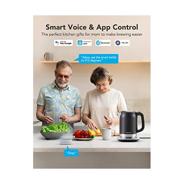 Govee Life Smart Electric Kettle Temperature Control, WiFi Electric Tea