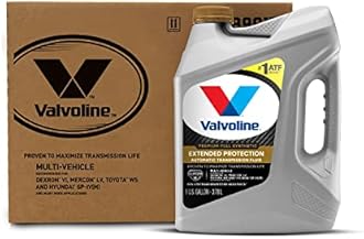 Valvoline Extended Protection Full Synthetic Automatic Transmission Fluid ATF 1 GA, Case of 3