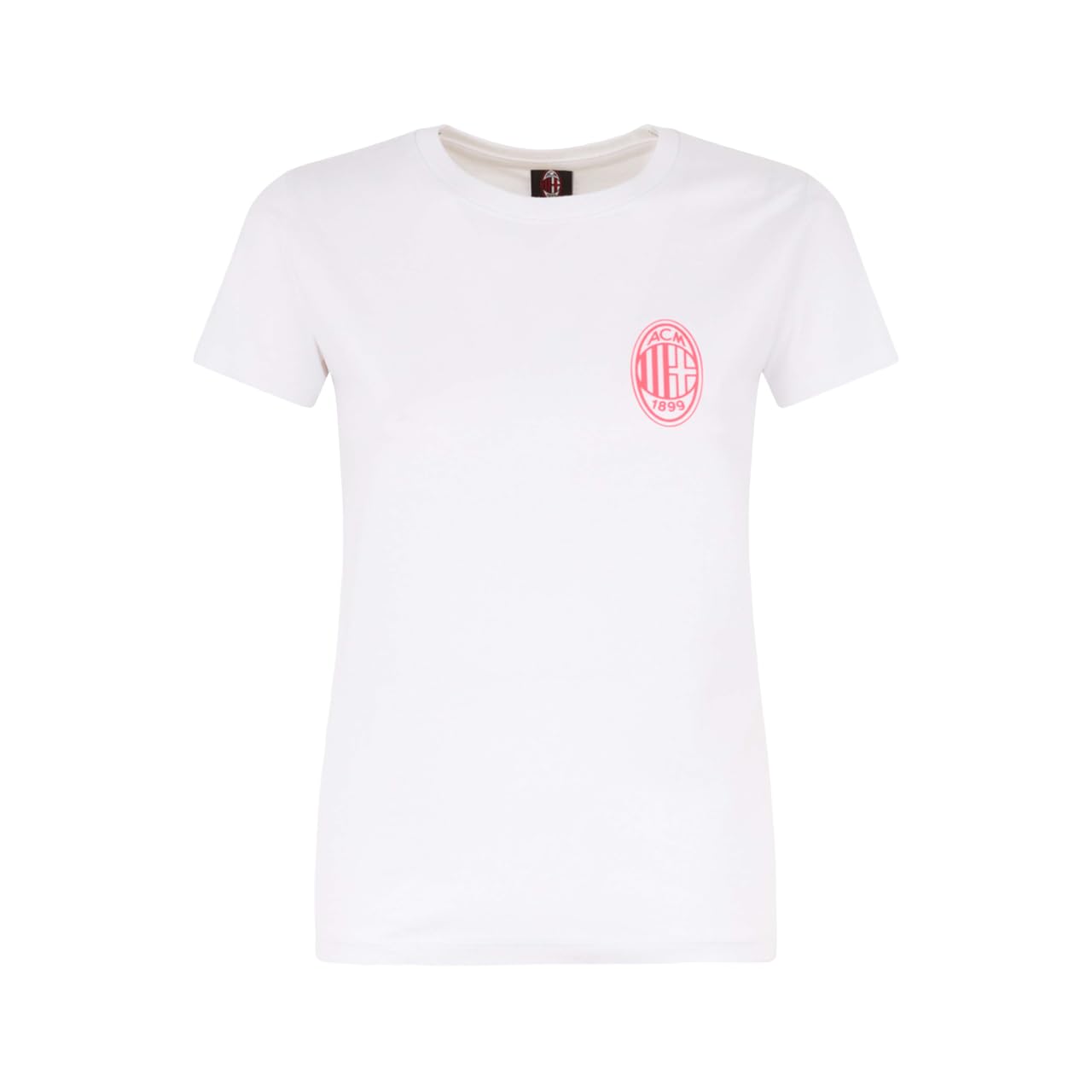 AC Milan A.C. Milan Women's Monochrome T Shirt, White, XL UK
