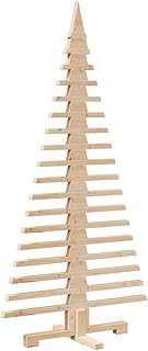 vidaXL , Modern Christmas Tree for Your Living Room, Rustic Holiday Decor Ideas, DIY Pine Wood Display
