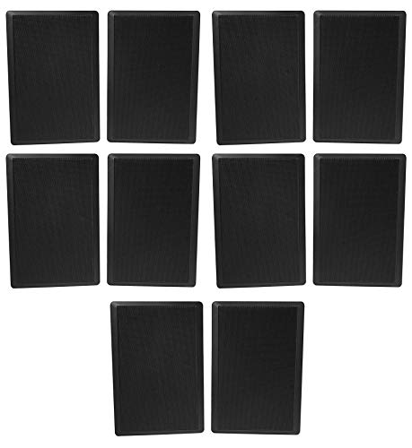 Rockville Bundle: (5) Pair RockSlim 70B Black 5.25