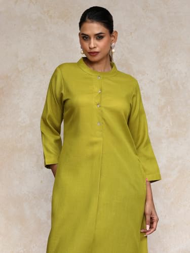 Image of Varanga Women Apple Hem, Heart Shaped Embroidered Kurta