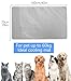 Octonyluck Kühlmatte Hund, Kühlmatte für Hunde und Katzen Selbstkühlende Matte, Kühldecke Kühlkissen für Grosse Hunde kleine Dog, Waschbar Haustiere Matte, Grau, 70x100 cm