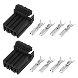 OTOTEC 2 Stück 4-poliger Motorradscheinwerfer-Anschluss 174922-2, kompatibel mit Ha-rley Softail