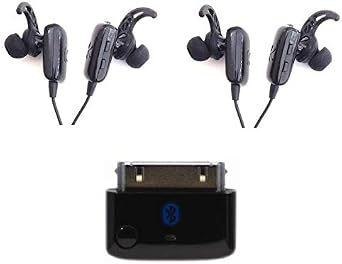 i10_Plus_2MarathonS Multi-Stream i10 Bluetooth Transmitter Plus 2 Tiny Marathons سماعات رأس ستيريو بلوتوث للموسيقى والصوت.