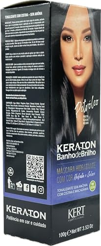 Keraton Tonalizante Banho de brilho 100g Petróleo Preto