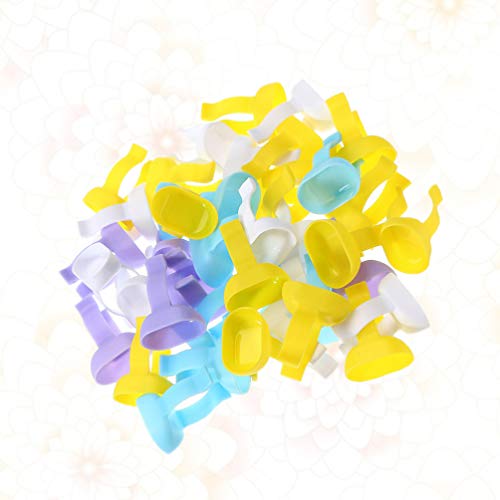 Healifty 100 Pcs DescartÃ¡veis â€‹â€‹AnÃ©is Profhy Dental Copos de Mistura Dedo Dappen AnÃ©is de Col