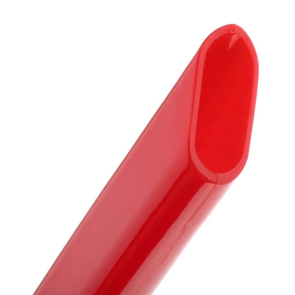 Tubo respiratorio in silicone per centro di nuoto, con cinghia regolabile per la testa, colore rosso
