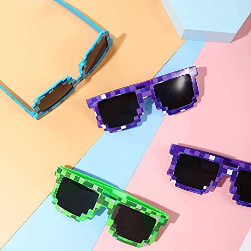 8-Bit Party Favor Kids Childrens Sunglasses Pixel Sunglasses, Birthday Party Favors for Adults2