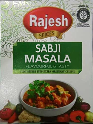 Rajesh Sabji Masala Spices 50 gm. North Indian Famous Masala (Spices) 50 Grams Box Packing
