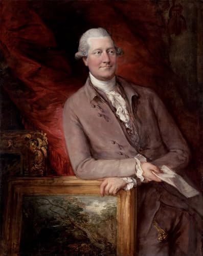 Tableaux Graffiti Art Mural pour Salon Moderne Portrait Gainsborough Poster Grand Format 60x90cm