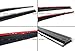 Premium Chrome Trim Clip-on Window Visor Rain Guard Wind Deflector Compatible Fits for 2019-2024 Toyota Rav4 Rav 4