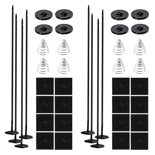 BARTOO 2 Set Car Fan Mounting Kit Radiator Fan Zip Ties Clips Mounting Kit