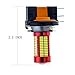 Xotic Tech 2Pcs H15 8000K Super Bright Ice Blue 106 SMD Projector lens LED Bulbs Replacement For High Beam Headlight Lamp Daytime Running Light Conversion Kit