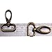 1-inch Antique Brass Curved Lobster Clasps Swivel Trigger Clips Snap (Pack of 20)