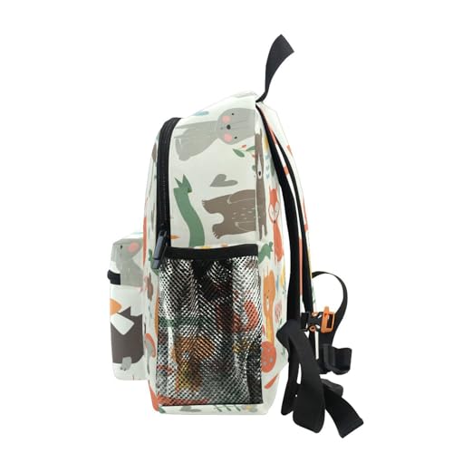 Kids Backpack Cute Fox Bear Todder Backpack Lightweight Preschool Kindergarten Book Bag Practical and Durable Daycare Bag for Travel,Toys4