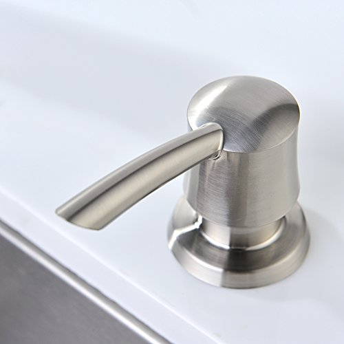Ekrte Hand Soap Dispenser For Kitchen Sink, Brushed Nickel Dish Sink Dispensers Pump, Liquid Lotion Bathroom Sink Soap Dispenser With 320Ml Bottle #TOP2