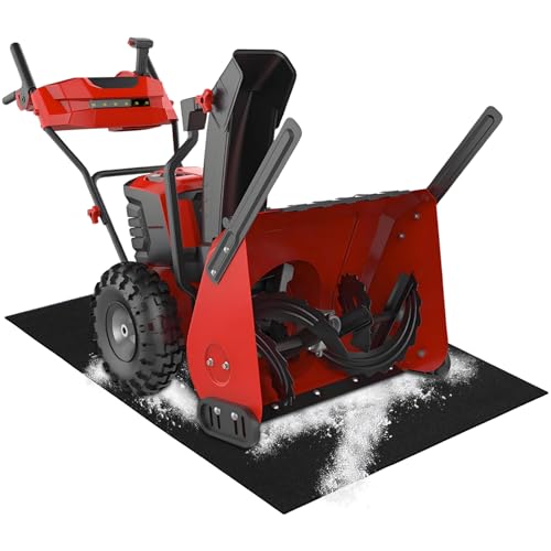 3X5.2FT Snow Blower Mat,Absorbent Snow Blower Floor Mat with Adhesive